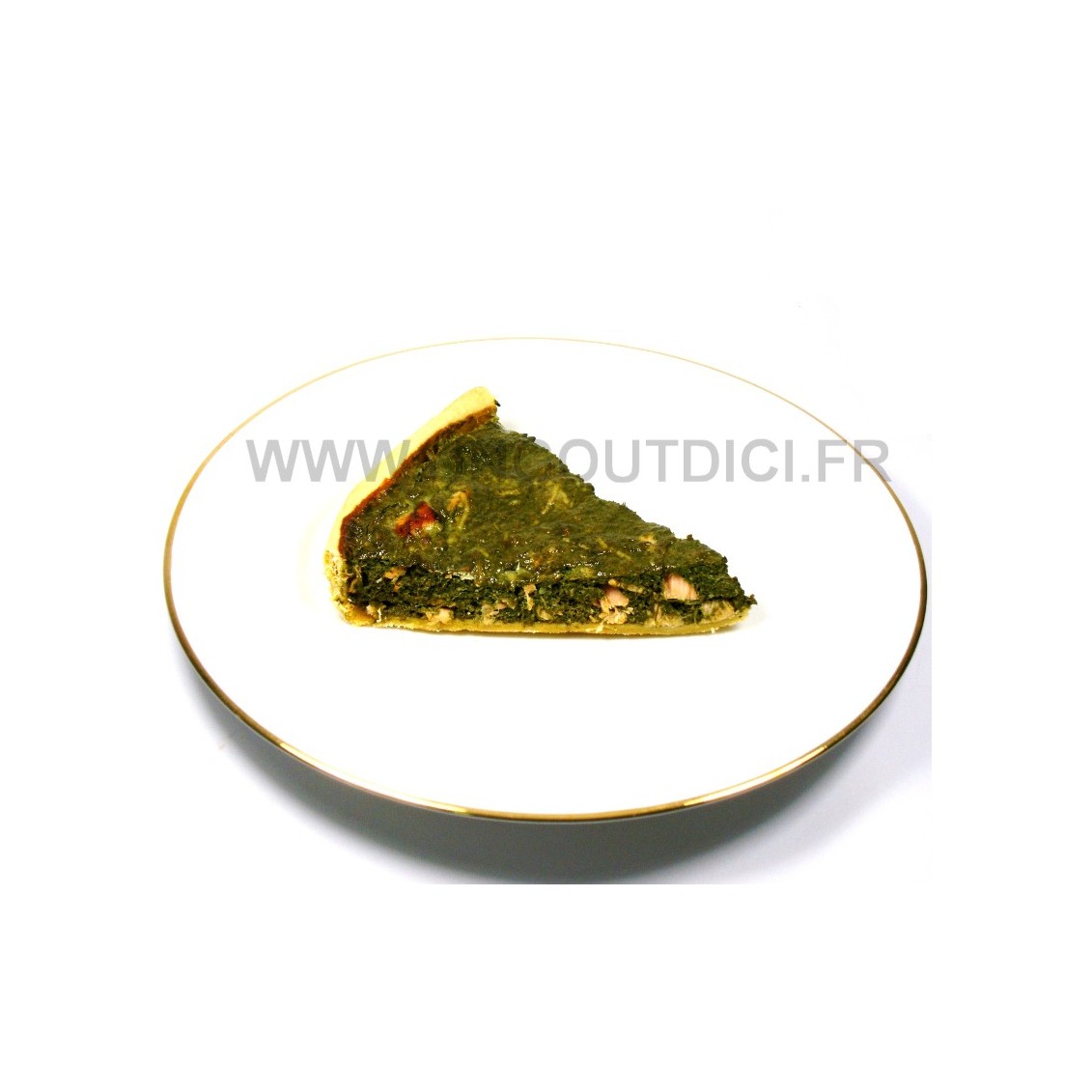 Tarte aux épinards et saumon