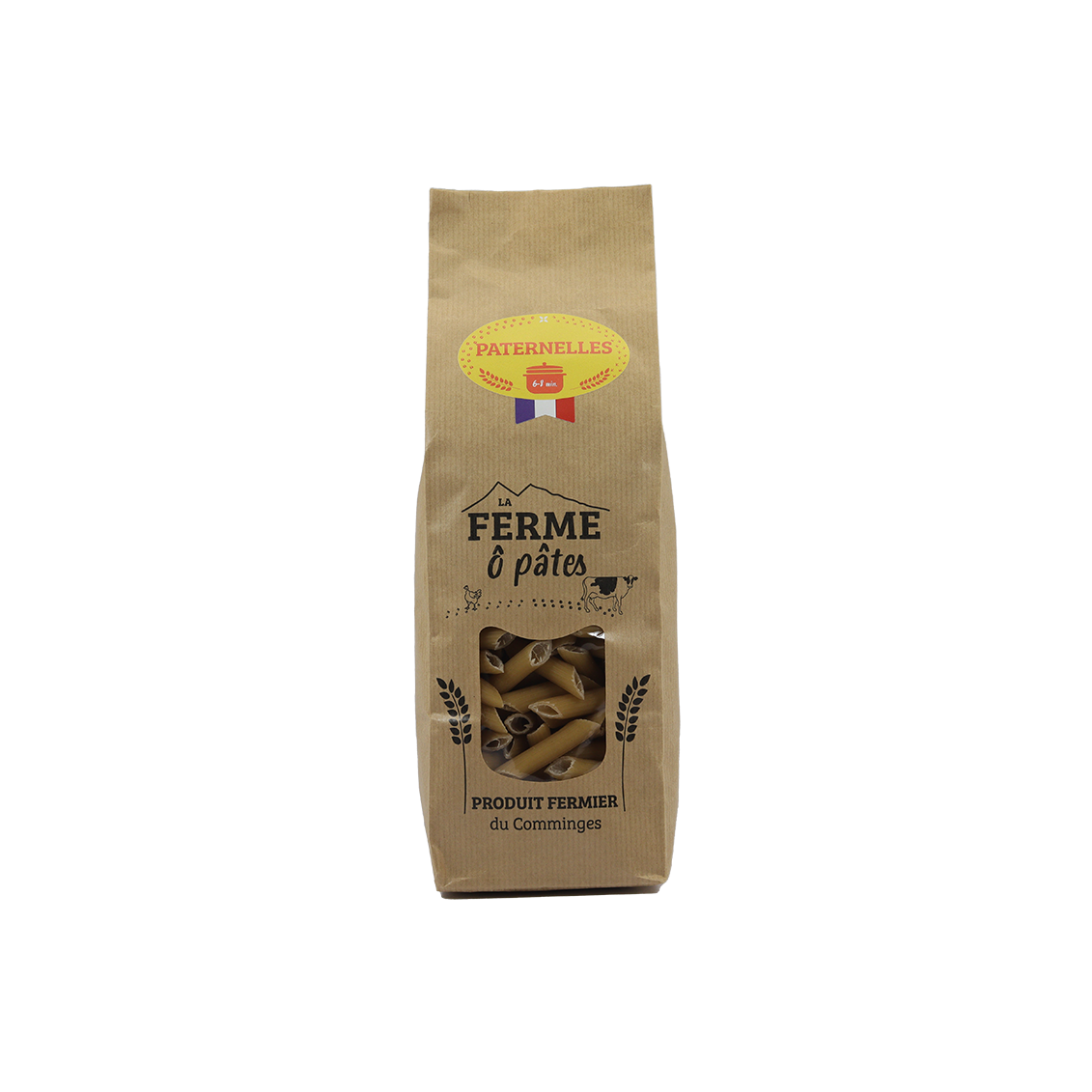 Pâtes sèches -paternelles penne rigate - Un Gout d'ici