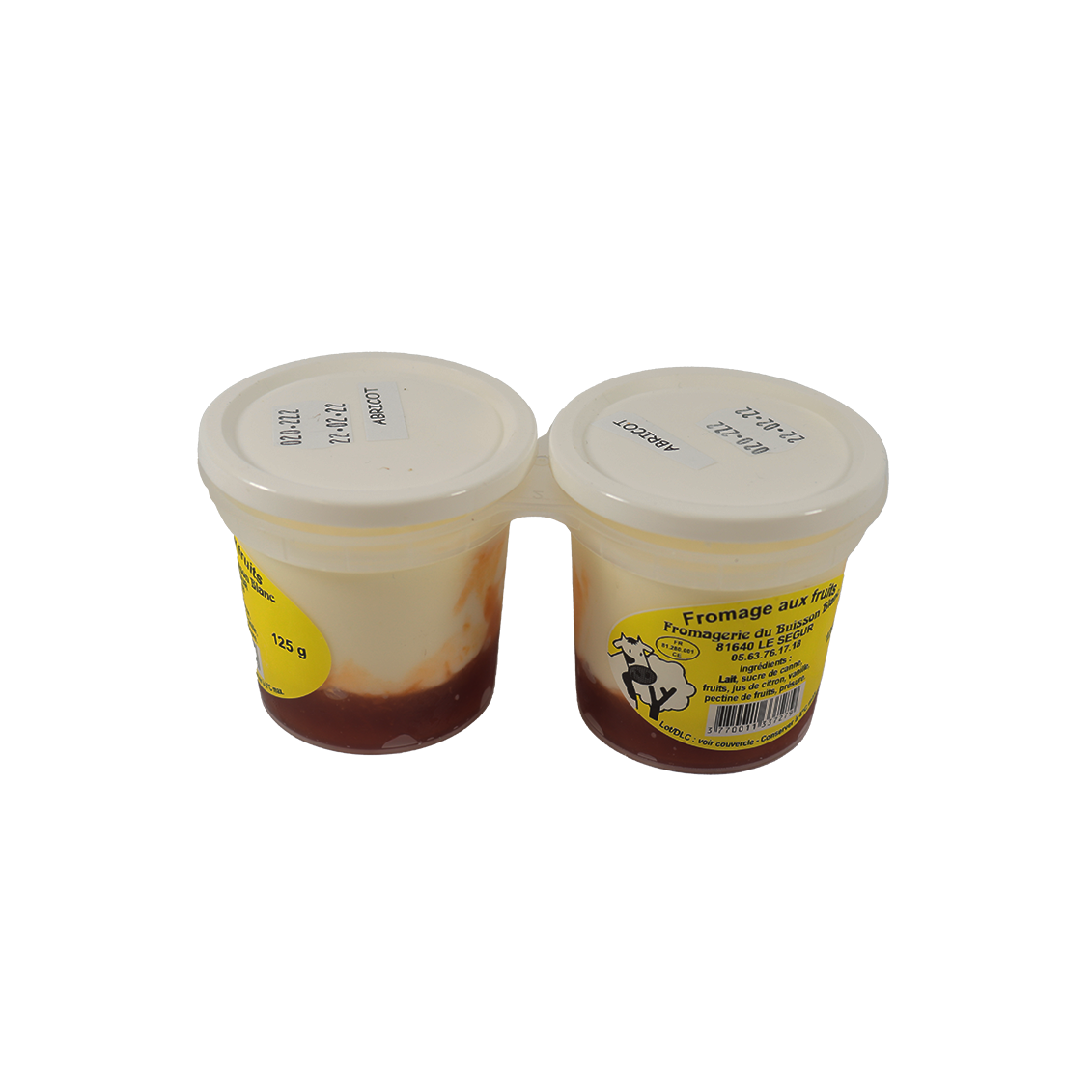 Fromage sur lit d'abricot - Un Gout d'ici