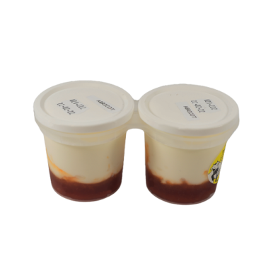 Fromage sur lit d'abricot - Un Gout d'ici