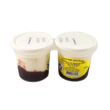 Fromage sur lit de framboise - Un Gout d'ici