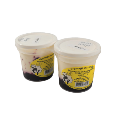 Fromage sur lit de myrtille - Un Gout d'ici