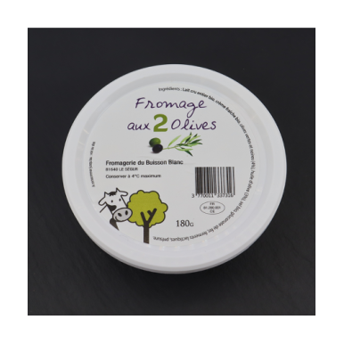 Fromage frais aux 2 olives - Un Gout d'ici