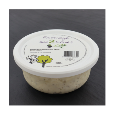 Fromage frais aux 2 olives - Un Gout d'ici