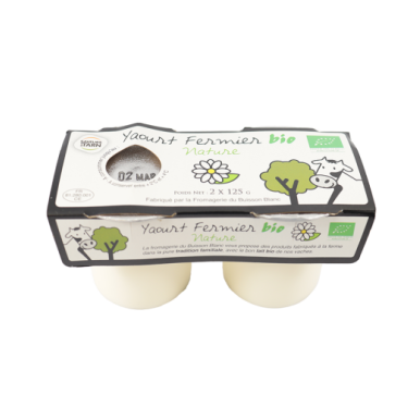 Yaourt nature (certifié AB) - Un Gout d'ici