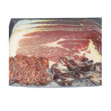 Porc noir - Assortiment de charcuteries tranchées - Un Gout d'ici