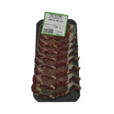 Porc noir - Coppa tranchée - Un Gout d'ici