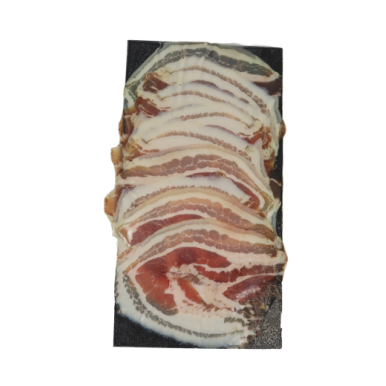 Porc noir - Pancetta tranchée - Un Gout d'ici