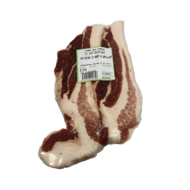 Porc noir - Poitrine Tranchée - Un Gout d'ici
