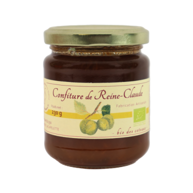 Confiture de reine claude (Certifié AB)